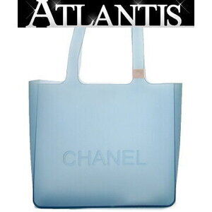 Chanel Logo Tote Bag Blue
